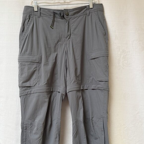 Rei Convertible Pants Shorts Hiking Relaxed Fit Womens 10 Gray Outdoors Nylon - Picture 2 of 10